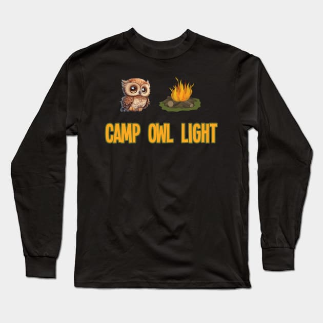 Owl Light Camper Long Sleeve T-Shirt by Owl Light Society